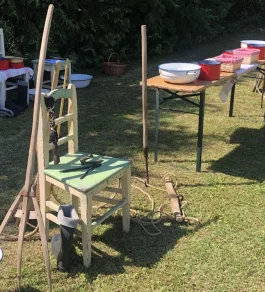 A csalafinta parasztolimpia eszközparkja