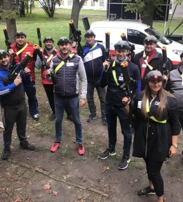 Békés-megyében egy céges buliban