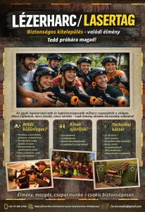 Lézerharc kitelepülés plakát 2026.