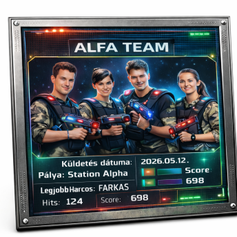 keretezett csapat emlékkép