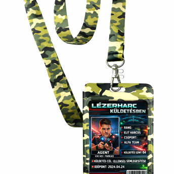 terepmintás ID pass pánttal